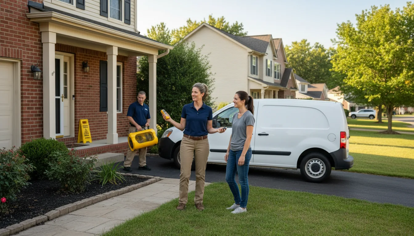Residential water damage restoration in Pirtleville, AZ
